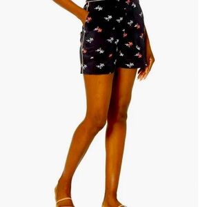 Equipment Jacob Palm print silk shorts in eclipse multi